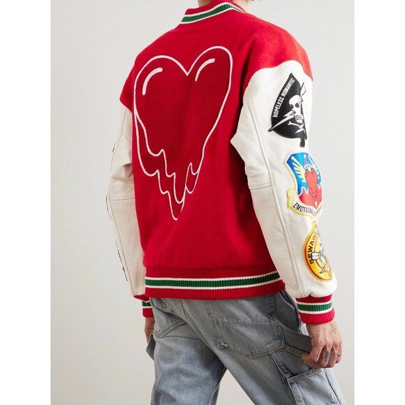 $1250 NEW EMOTIONALLY UNAVAILABLE *RARE* VARSITY JACKET SZ M - Picture 4 of 13